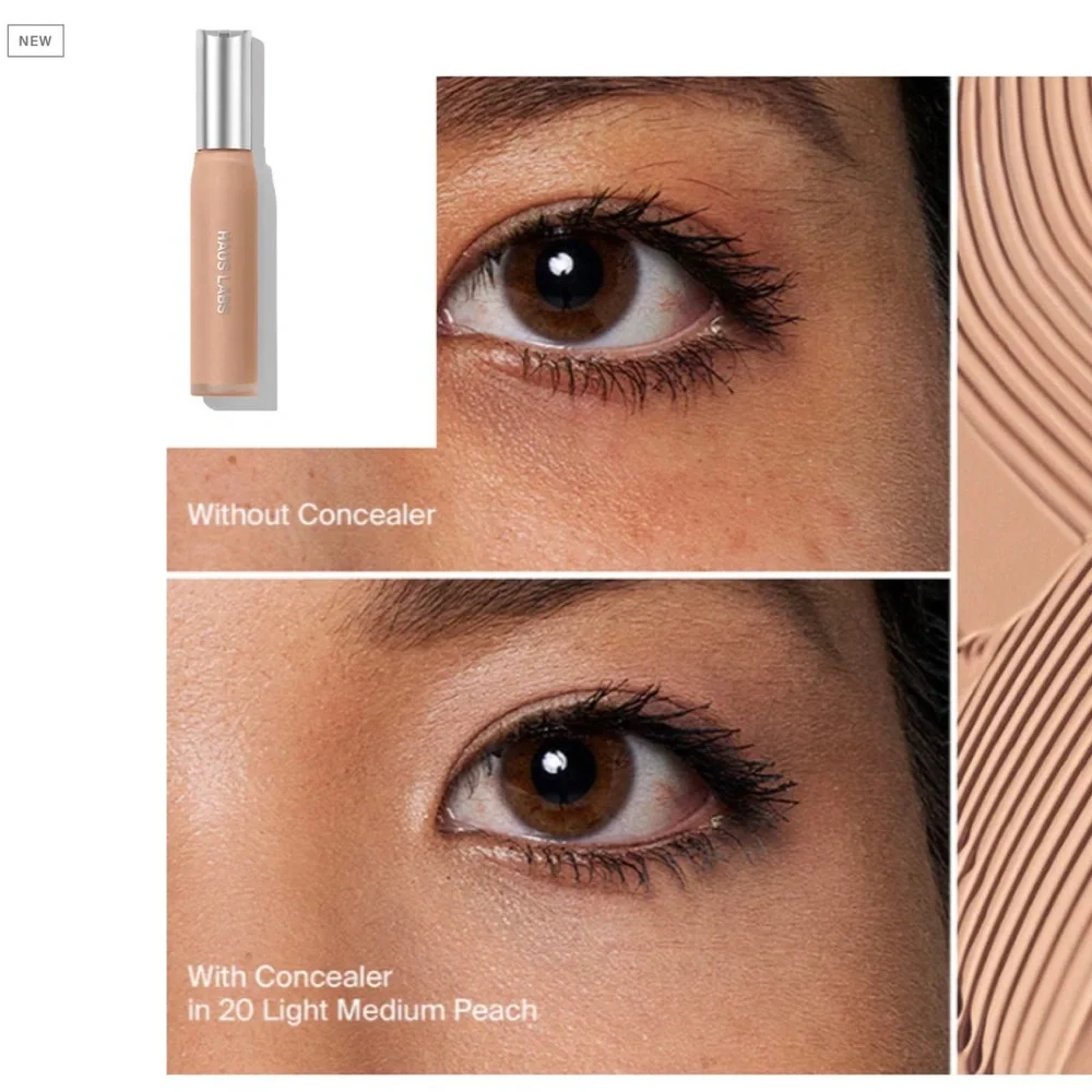 NEW✅Haus Labs TRICLONE™ SKIN TECH HYDRATING + DE-PUFFING CONCEALER